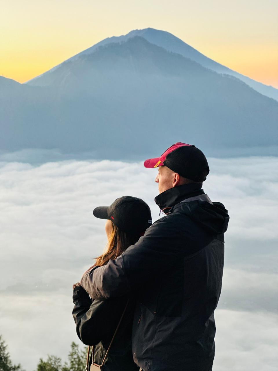 Mount Batur sunrise moment