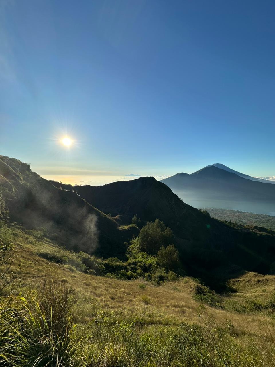 Mount Batur volcanic terrain