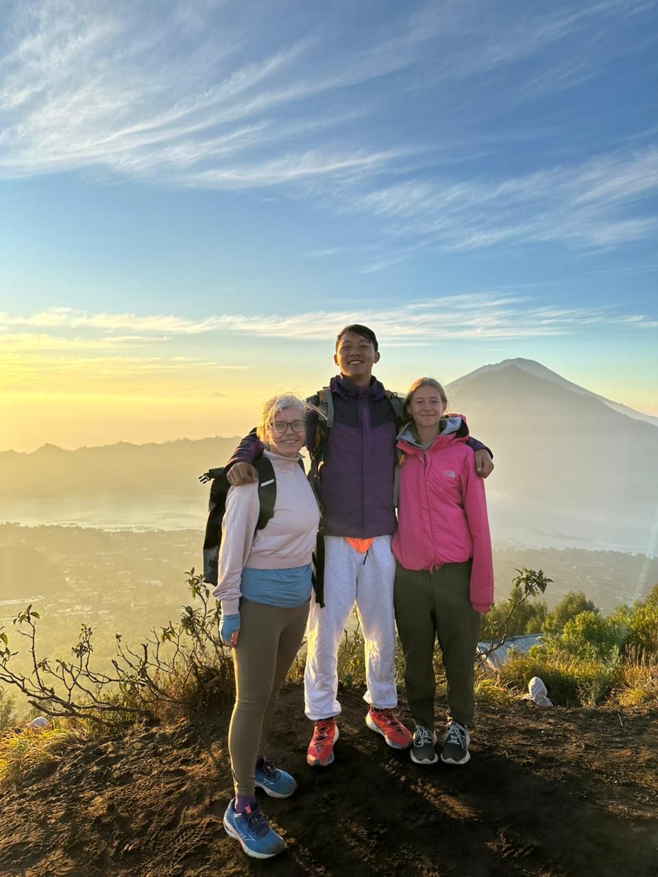 Mount Batur morning view